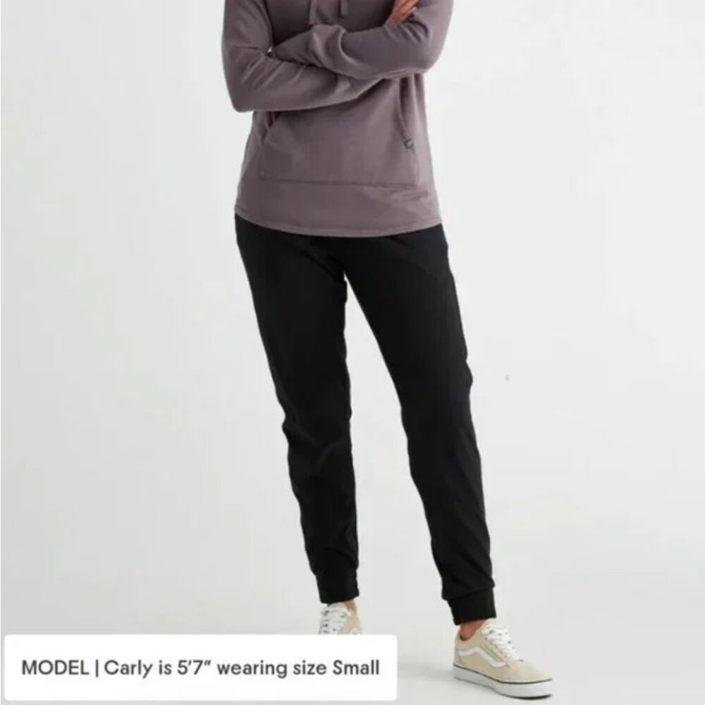 Free Fly Women's Pull-On Breeze Jogger Size XS Black color